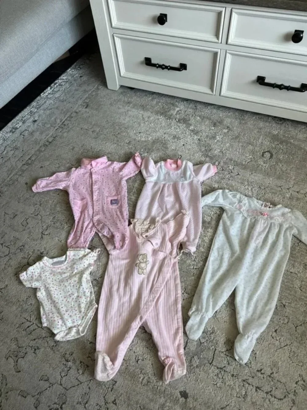 Vintage baby girl bundle premie‎ to 3 months lot